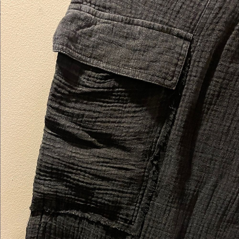 Umgee Black Cargo Pants for Women - Picture 2 of 11